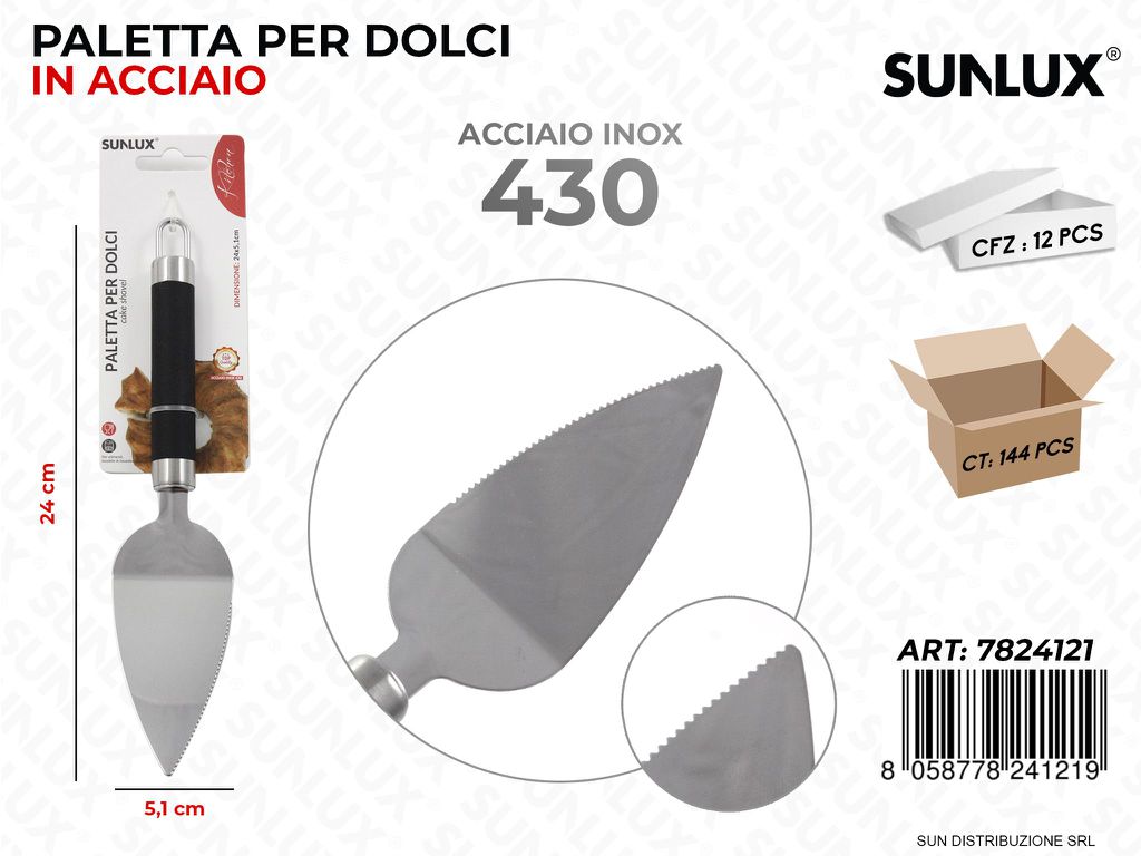 Paletta per Dolci in Acciaio 430 5.1*24CM
