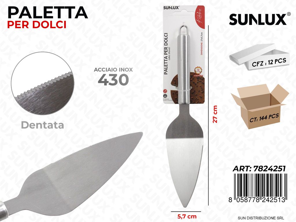 Paletta per Dolci in Acciaio 430 5.7*27CM
