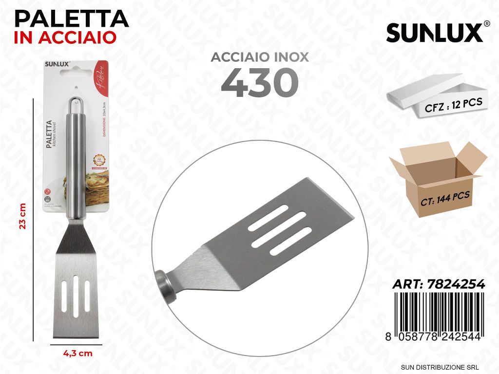 Paletta in Acciaio 430 4.3*23CM