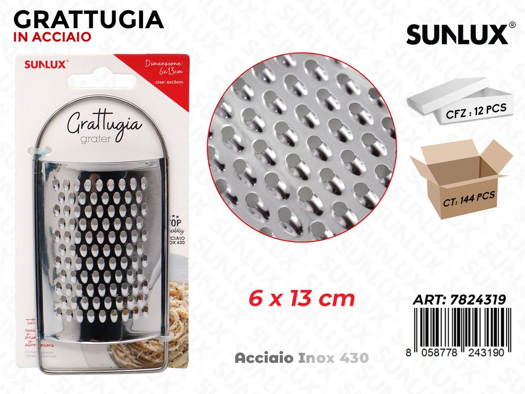 Grattugia Acciaio Inox 430 6*13CM