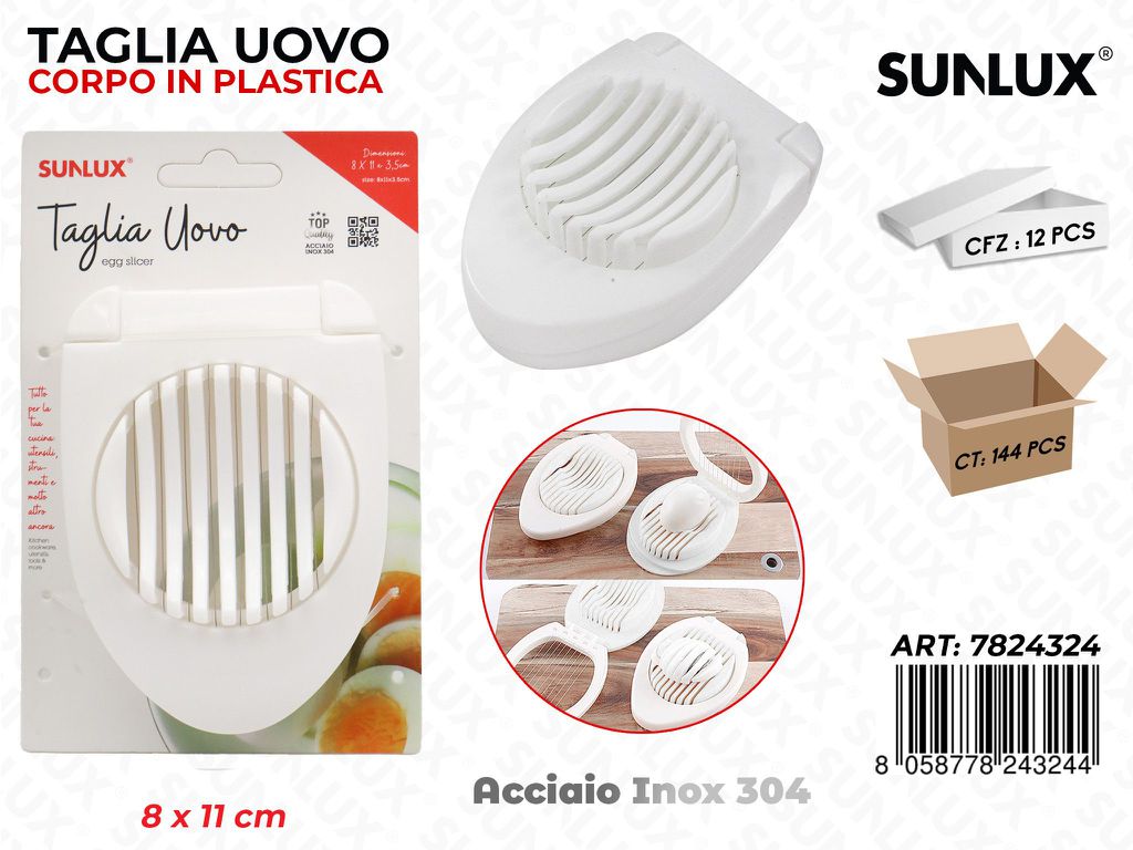 Taglia Uovo c/ Acciaio Inox 430 8*11CM