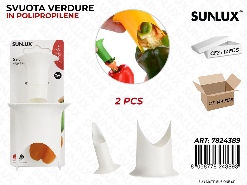 Svuota Verdure in Pp 2 Pcs 5.9-7.8CM