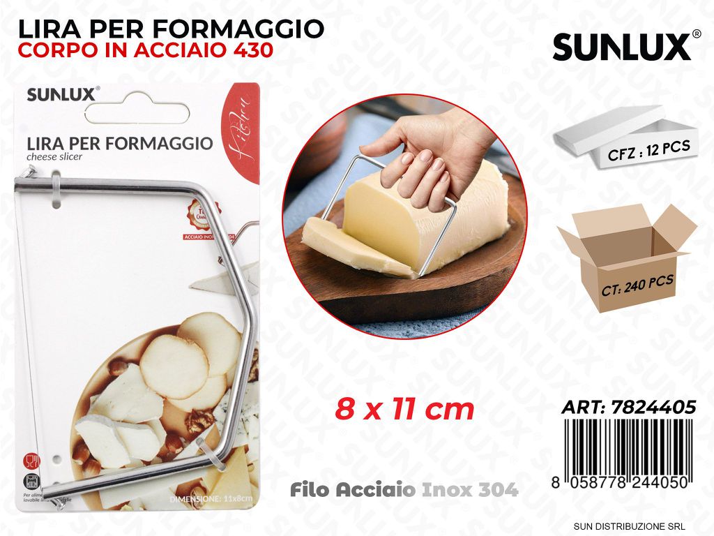 Lira per Formaggi in Acciaio 430 8*11CM