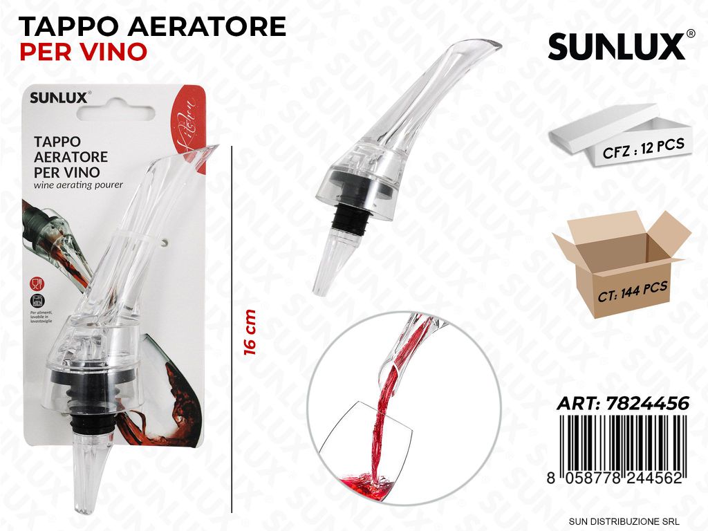 Tappo Aeratore per Vino 16CM
