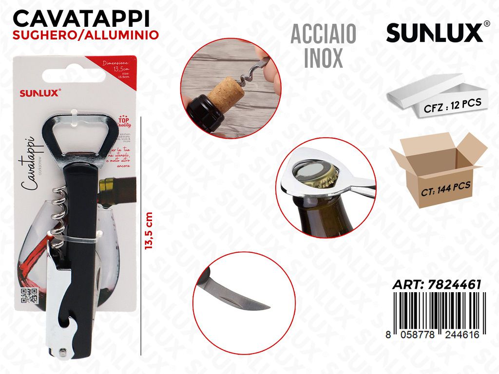 Cavatappi in Acciaio Inox 13.5CM