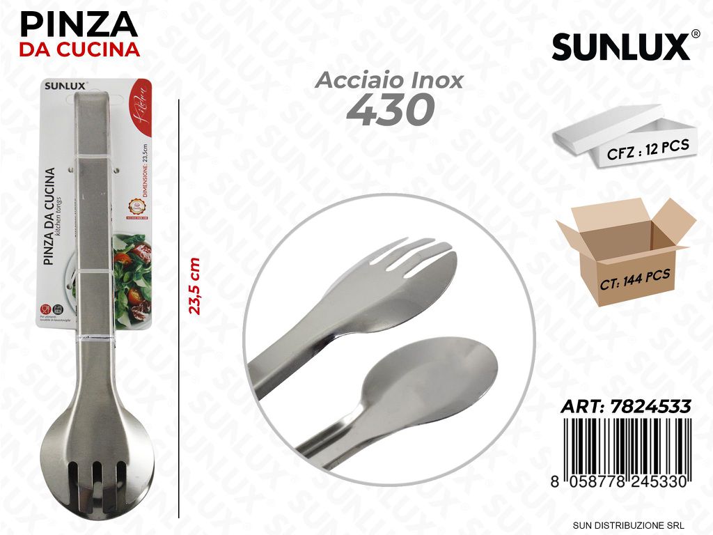 Pinza da Cucina Acciaio 430 23.6CM