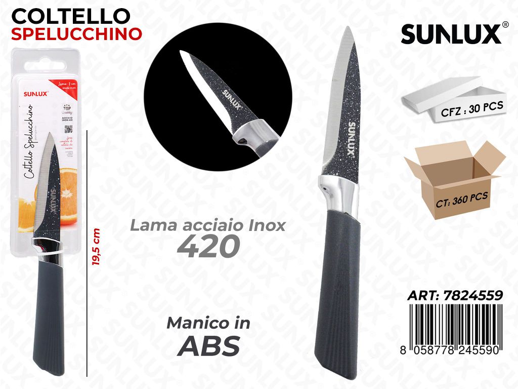 Coltello Spelucchino Acciaio 420 19.5CM