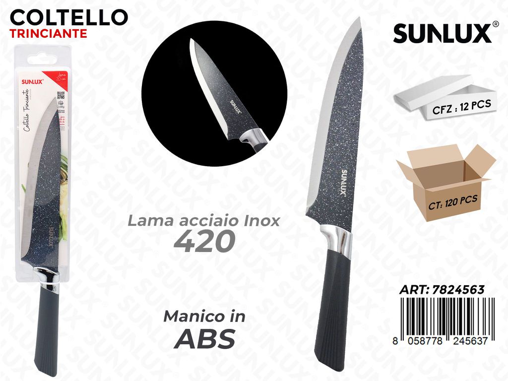 Coltello Trinciante Acciaio 420 33CM