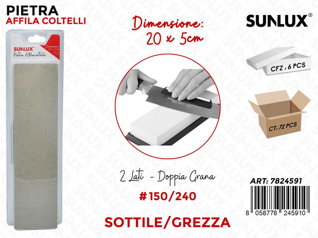 Pietra Pomice Affila Coltelli 20*5CM