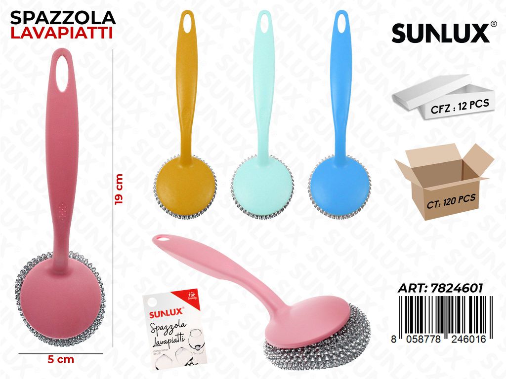 Spazzola Per Pentole Ass. 5*19Cm