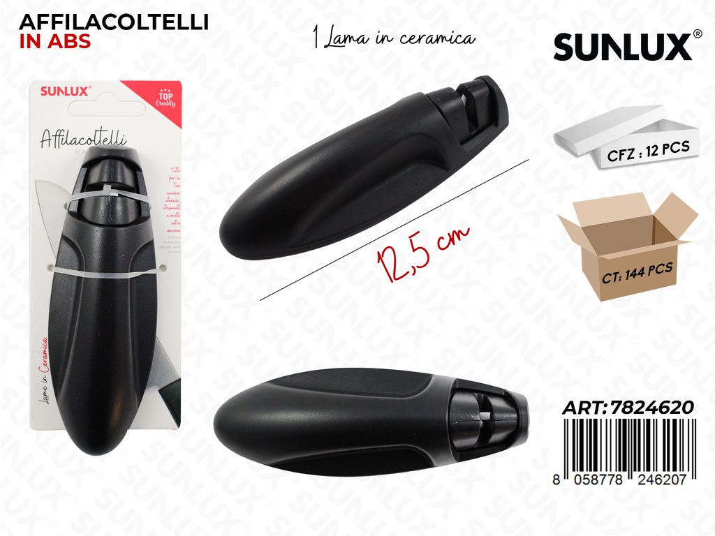 Affilacoltelli Abs c/ Lama in Ceramica 12.5CM / Pz da 12