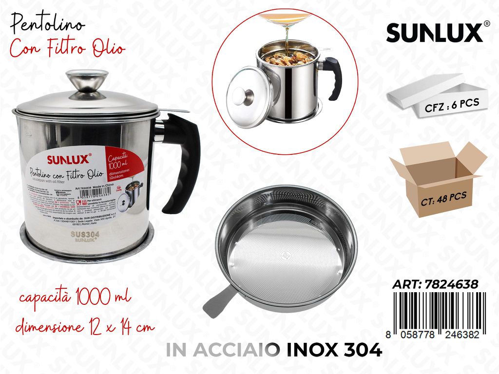 Sunlux Pentolino c/ Filtro Olio Acc. 304