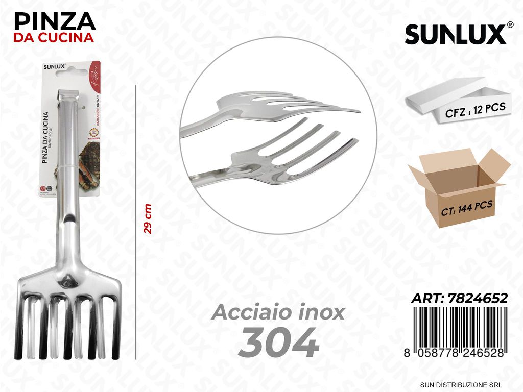 Pinza da Cucina Acciaio 304 29CM