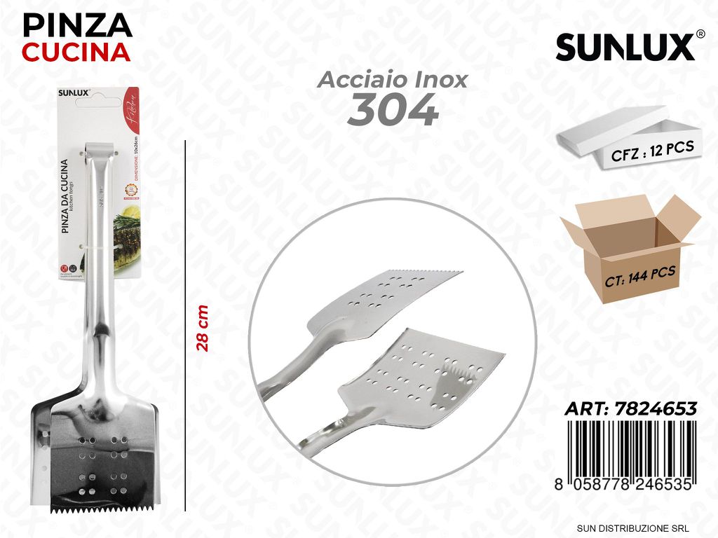 Pinza da Cucina Acciaio 304 28CM