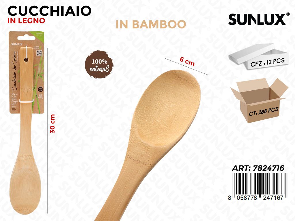 Cucchiaio da Cucina in Bamboo 30*6CM