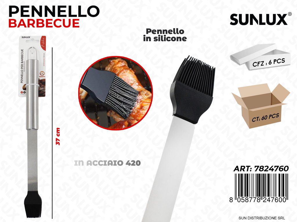Pennello Barbecue Acciaio 420 37CM