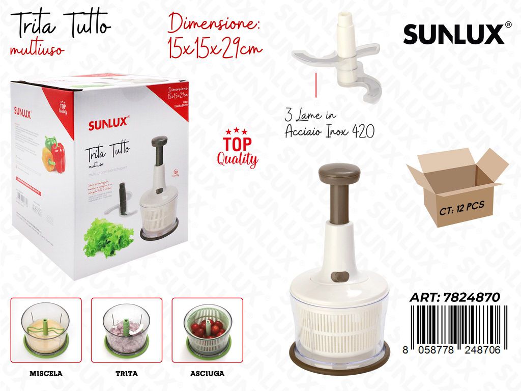Sunlux Trita Tutto Multiuso Acc. 420 15*15*29CM