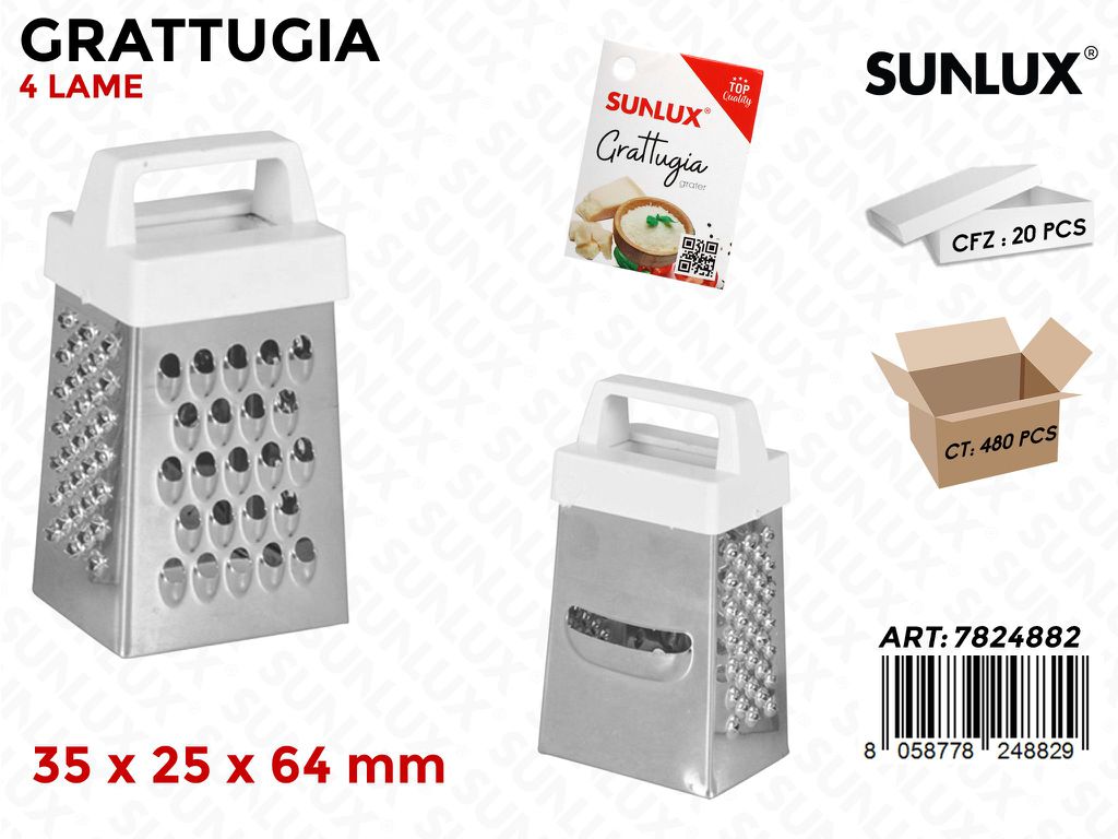 Sunlux Grattugia 4 Lame 35*25*64MM