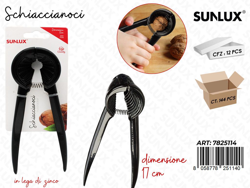 Sunlux Schiaccianoci in Lega Zinco 17CM