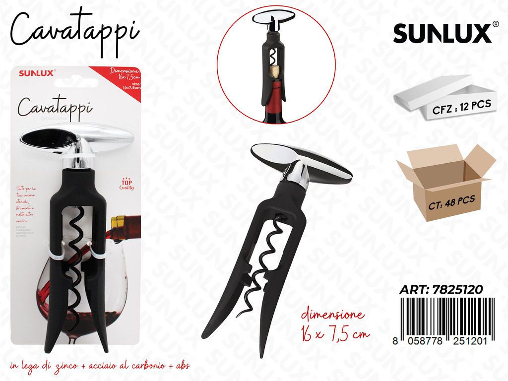 Sunlux Cavatappi Lega Zinco-acc. 16*7.5CM