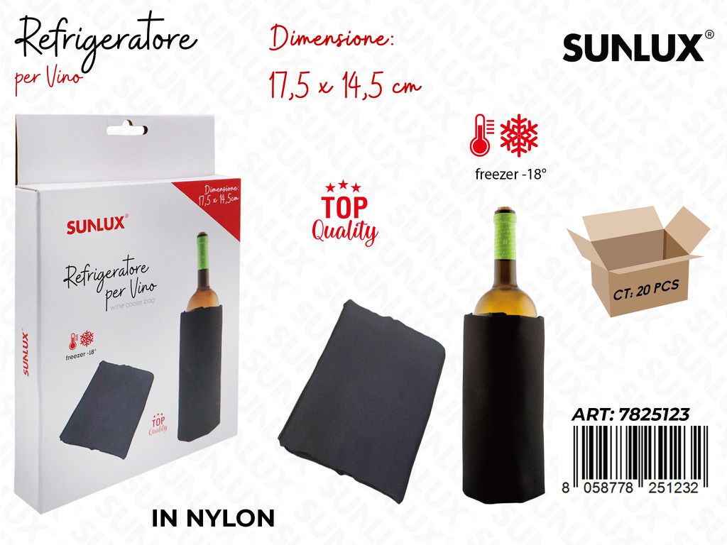 Sunlux Refrigeratore per Vino 17.5*14.5CM