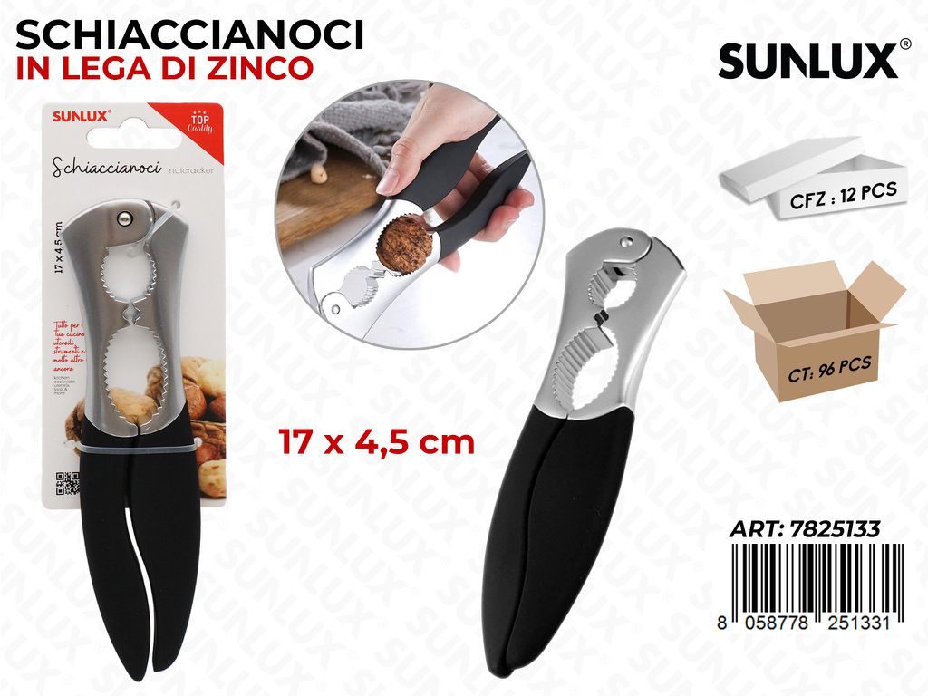 Sunlux Schiaccianoci Lega Zinco 17*4.5CM
