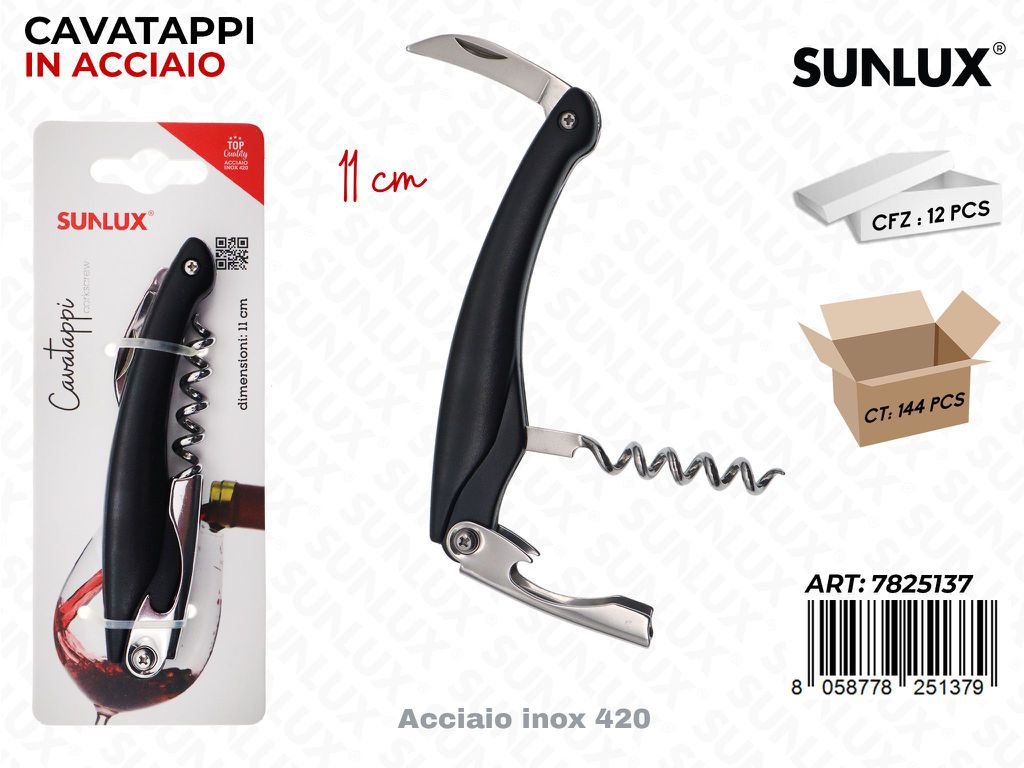Sunlux Cavatappi Acc. Inox 420 11CM