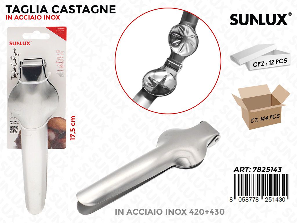 Sunlux Tagliacastagne Acciaio 420-430 17.5CM
