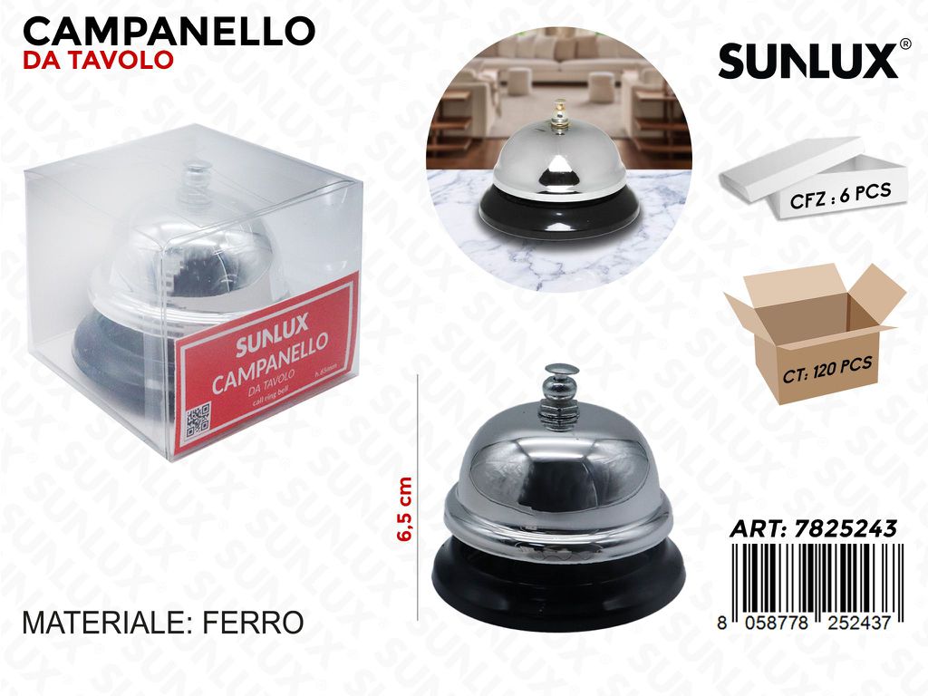 Sunlux Campanello da Tavolo 6.5CM