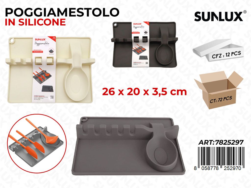 Sunlux Poggiamestolo Silicone 26*20*3.5CM
