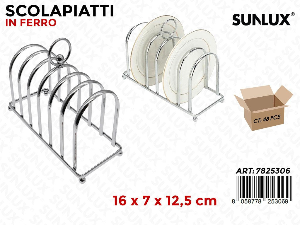 Sunlux Scolapiatti Ferro 16*7*12.5CM