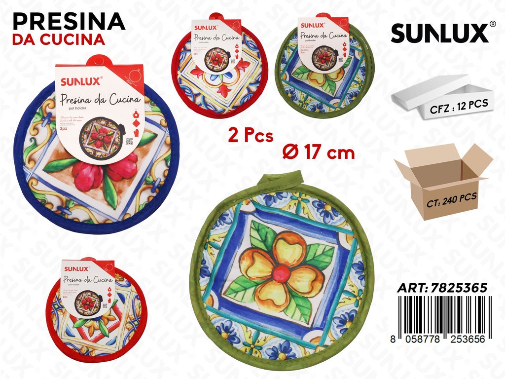 Sunlux Presina da Cucicna 2PCS Ass. D.17CM