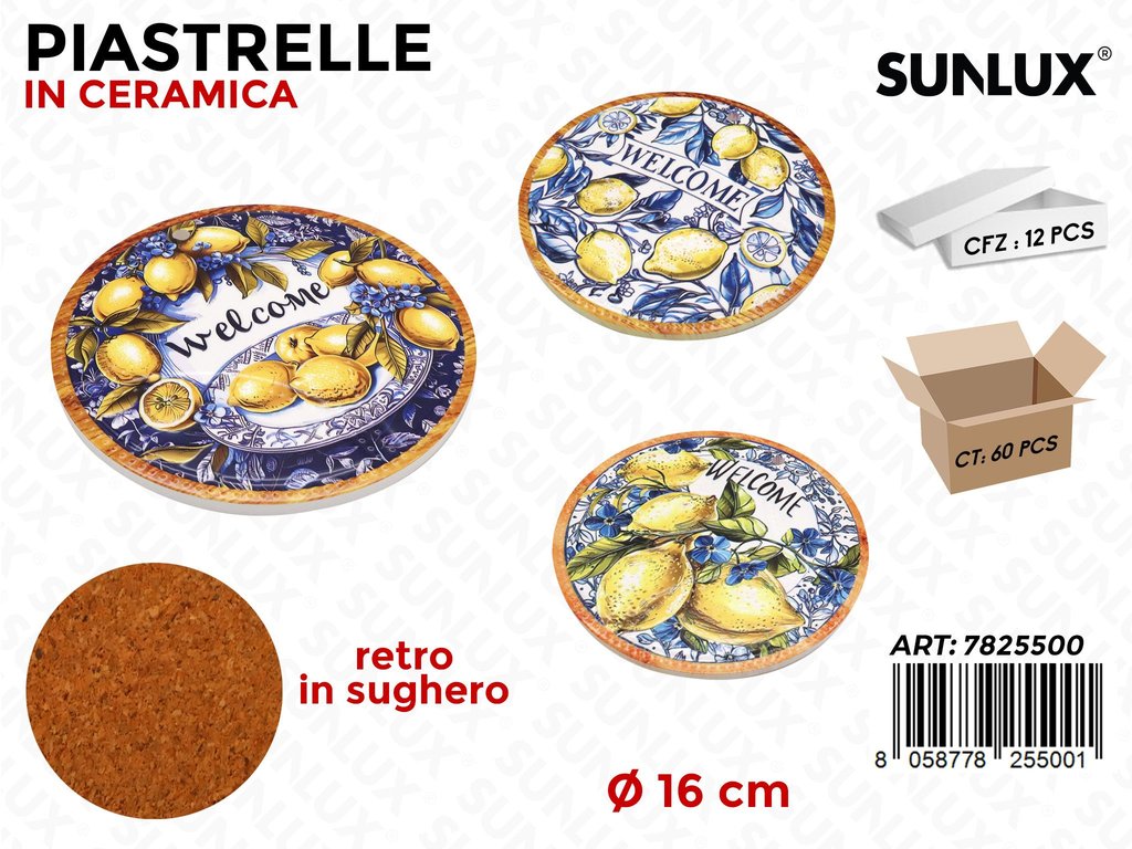 Sunlux Piastrelle in Ceramica Ass. 16*16CM