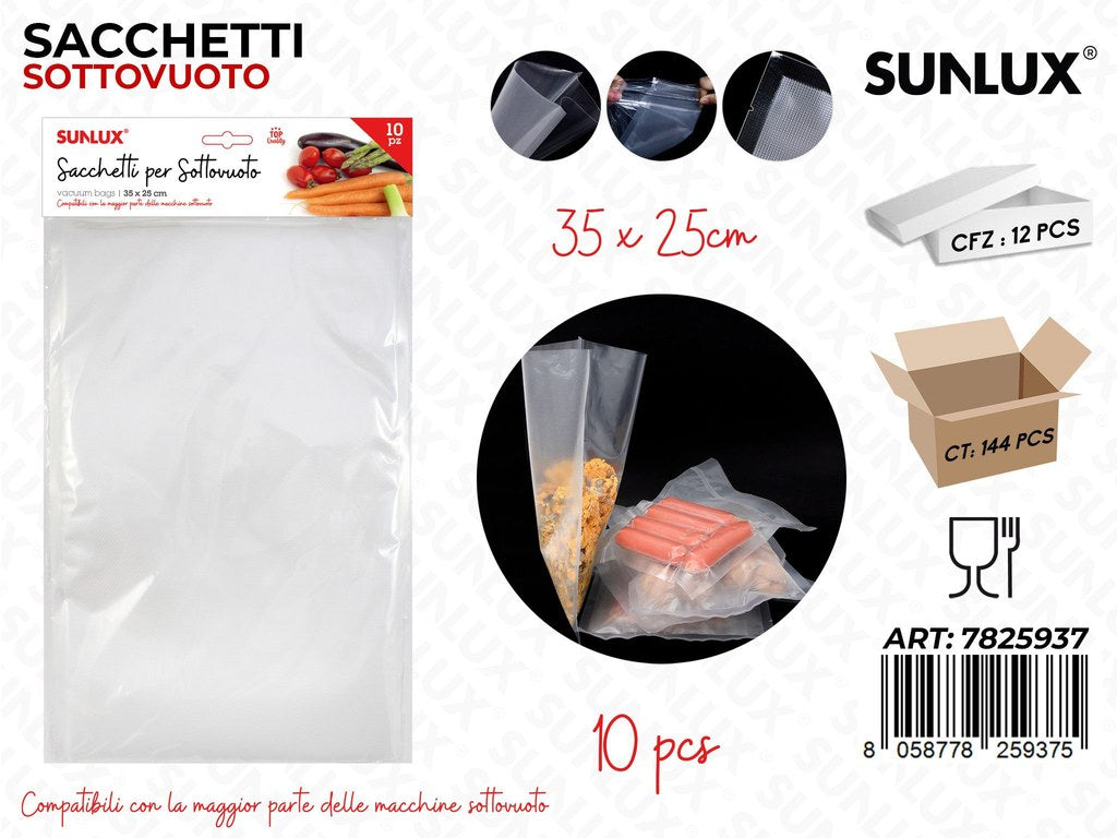 Sacchetti Sottovuoto 10PCS 35*25CM