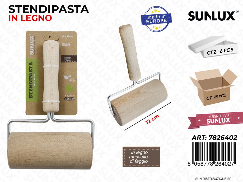 Stendipasta in Legno di Faggio 12CM