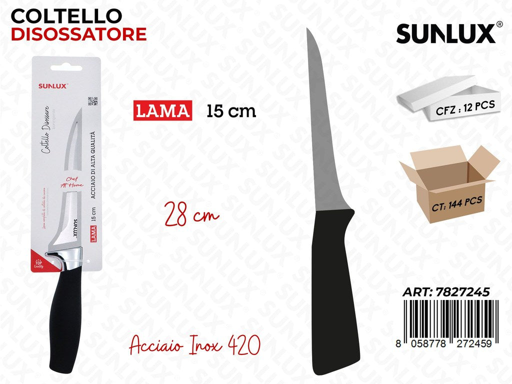 Sunlux Coltello Disossatore Inox 420 28*15CM