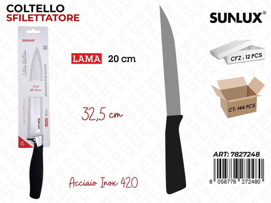 Sunlux Coltello Sfilettatore Inox 420 32.5*20CM