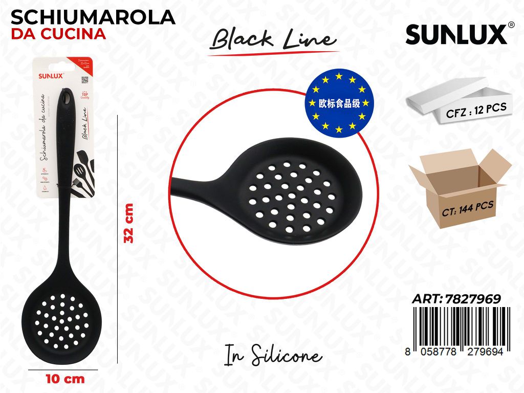 Sunlux Black L. Schiumarola Cucina Silic. 10*32CM