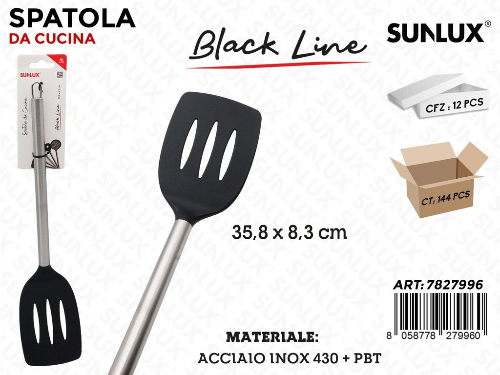 Sunlux Spatola Black Line Inox 430 35.8*8.3CM