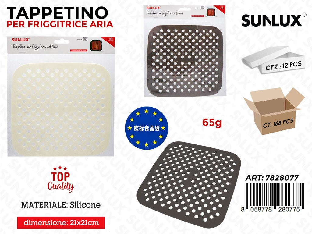 Sunlux Tappetino Friggitrice Ad Aria Silic. 65G 21*21CM Ass.