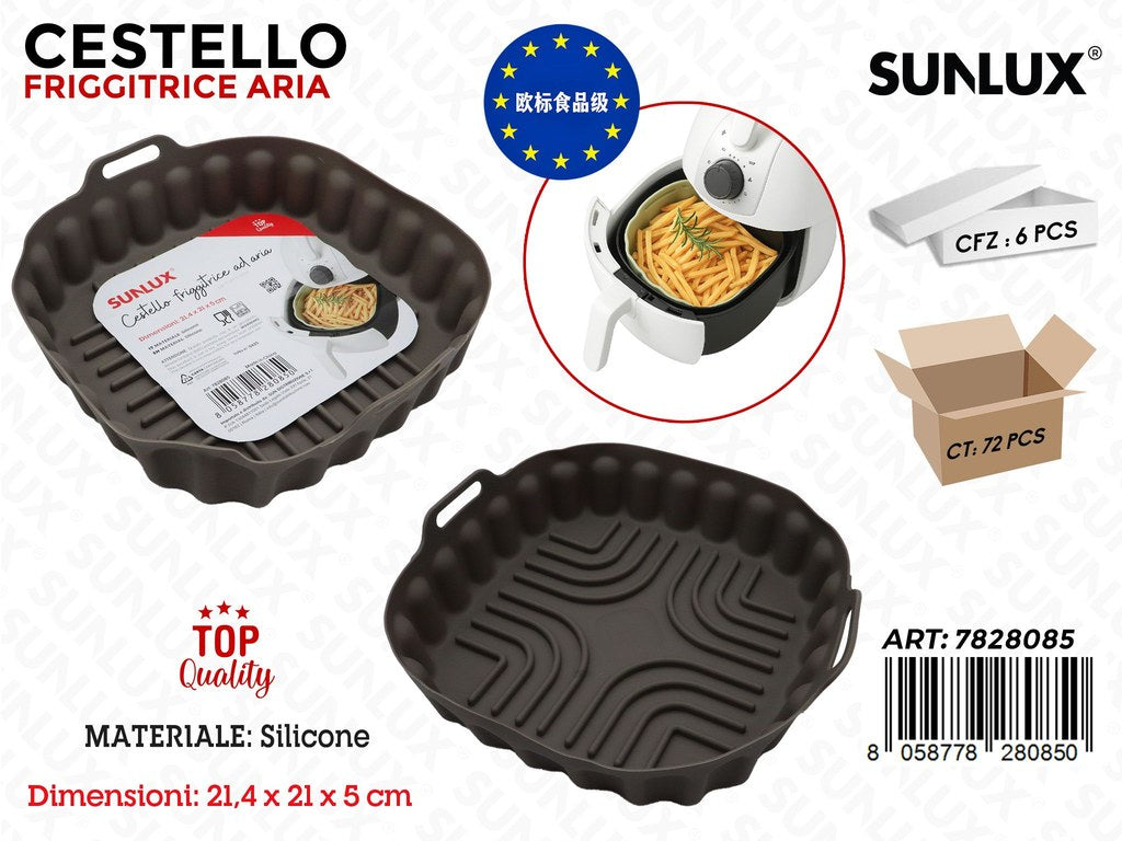 Sunlux Cestello Friggitrice Ad Aria Silic. 21.4*21*5CM