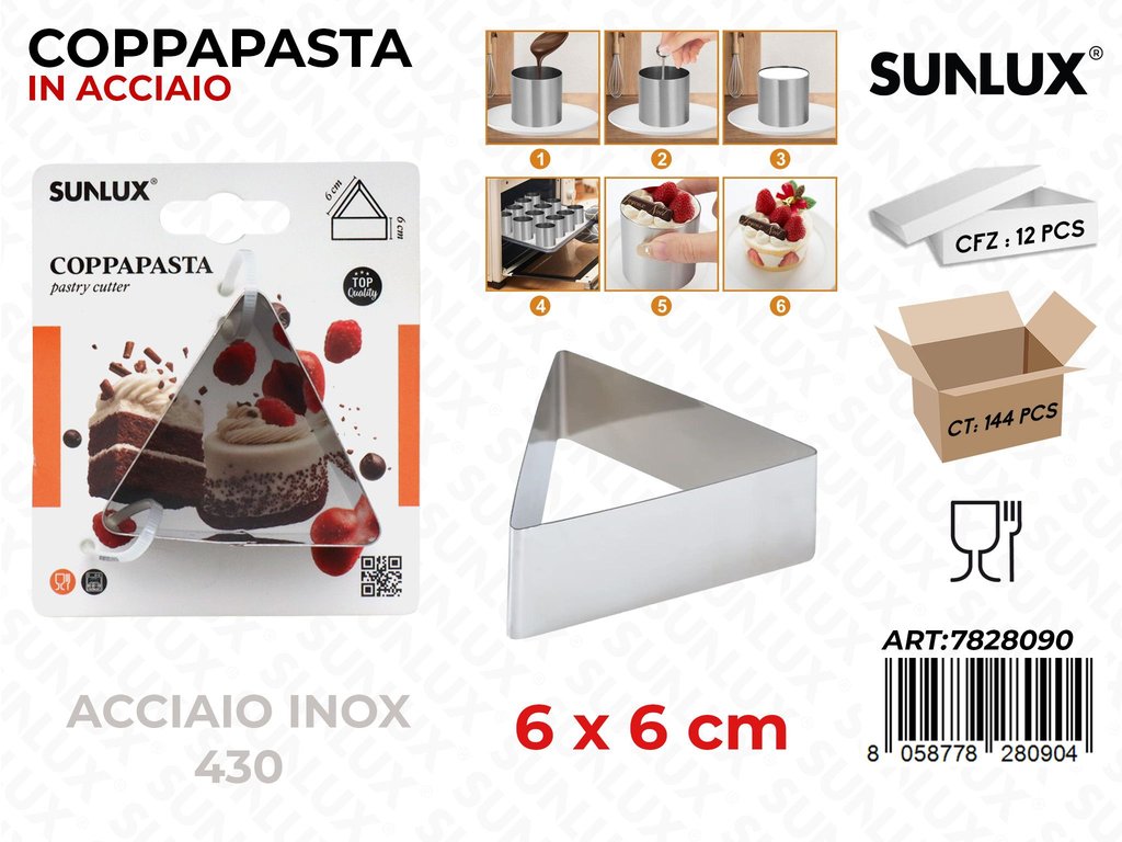 Sunlux Coppapasta Acc. 430 6*6CM
