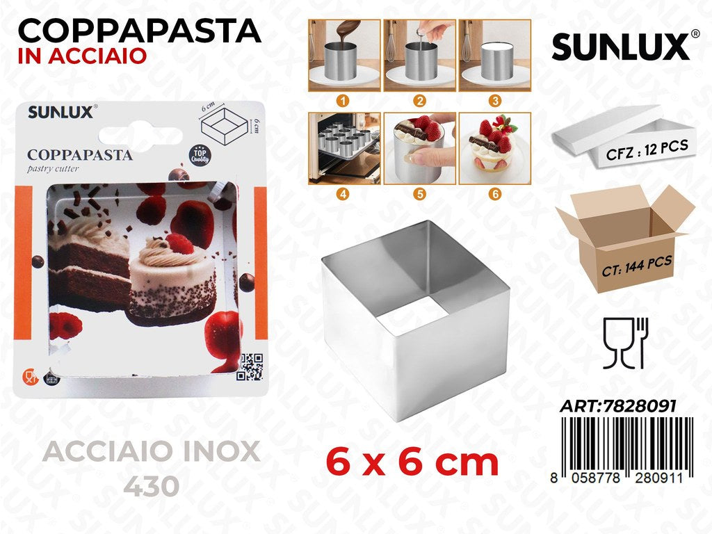 Sunlux Coppapasta Acc. 430 6*6CM