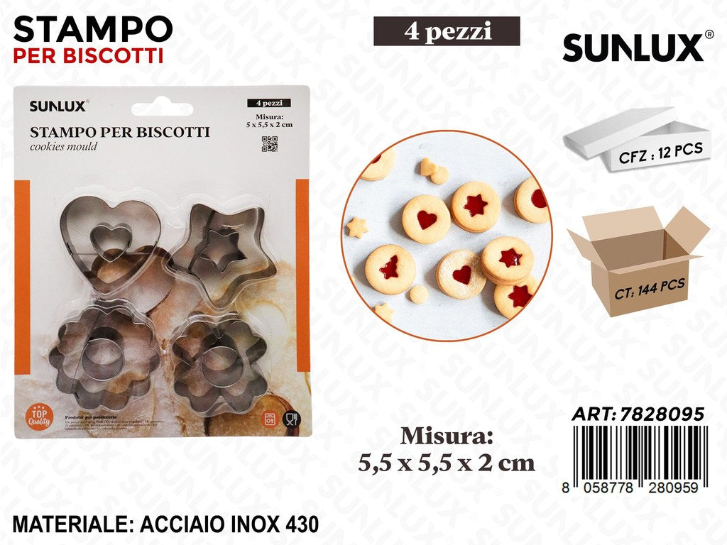 Sunlux Stampo Biscotti Acc. 430 5,5*5,5*2CM