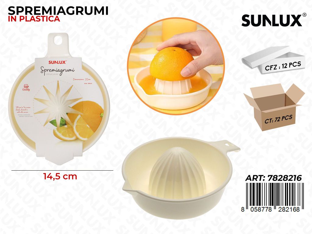 Sunlux Spremiagrumi in Plast. 14.5CM