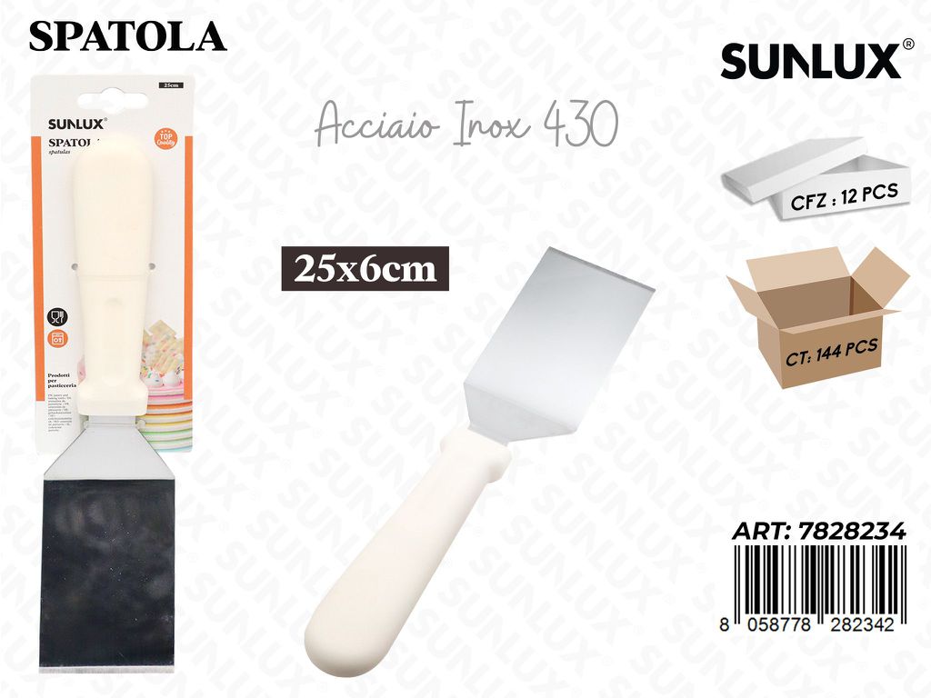 Sunlux Spatola per Dolci Acc. 430 25*6CM