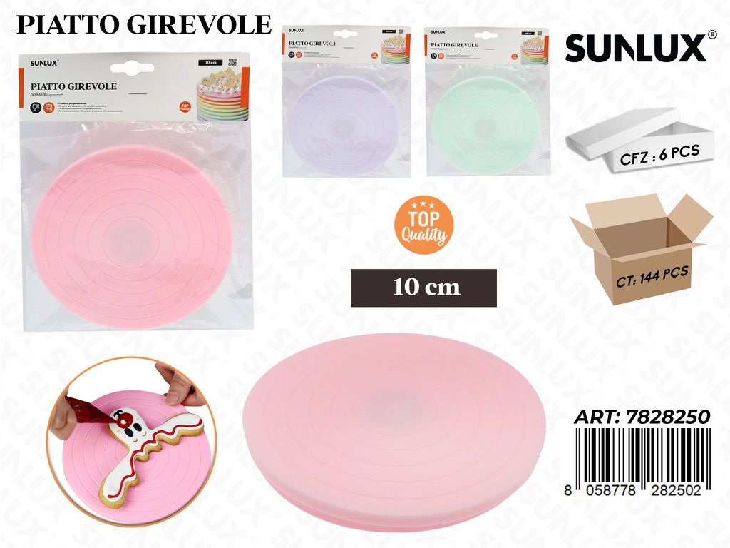 Sunlux Piatto Girevole Pasticceria 10CM