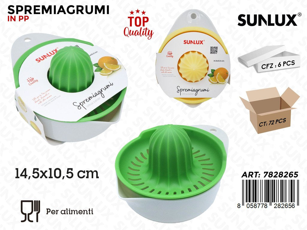 Sunlux Spremiagrumi in Pp Ass. 14.5*10.5CM