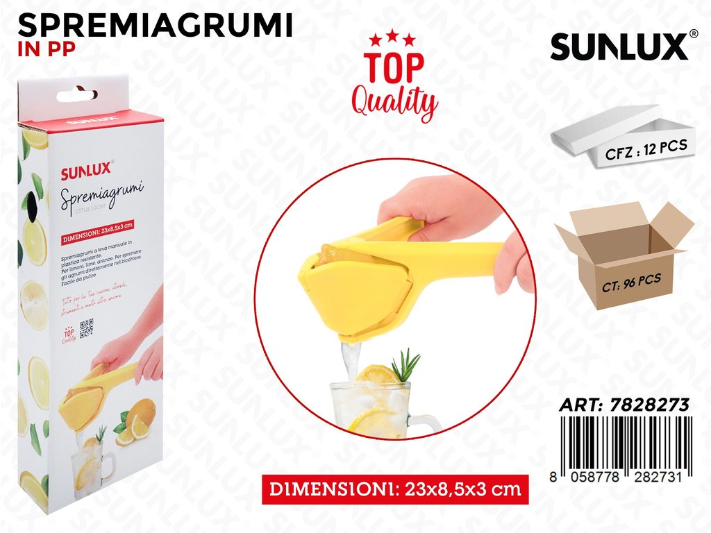 Sunlux Spremiagrumi in Pp 23*8.5*3CM