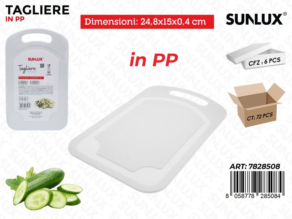 Sunlux Tagliere Pp 24.8*15*0.4CM